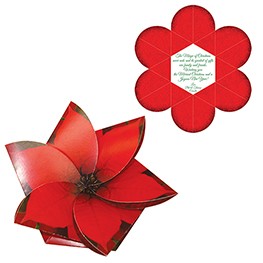 Floral gift card holders