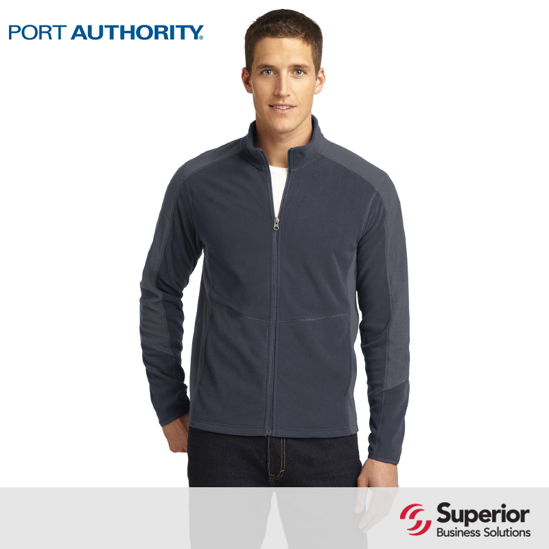 Custom Port Authority® Men's Microfleece Jacket - Embroidery